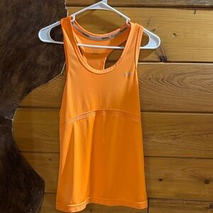 Reebok Bright Orange Women's Racerback Tank Top